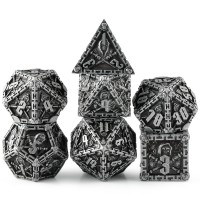 16mm Meatl ReaperDND Dice,New design DND Metal Dice D4 D6 D8 D10 D12 D20 D% The Reaper Metal D&D Dice Set dnd game dice for Dungeons and Dragons Game