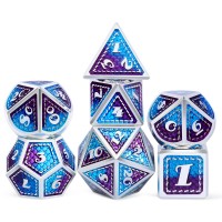 Dragon Scale Metal Dice 16mm Metal DND Dice Set Dungeons and Dragons DND Polyhedral Metal Dice Set DND Gaming Dice