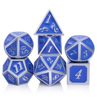 Classical Metal Dice 14mm Metal DND Dice Set Dungeons and Dragons DND Polyhedral Metal Dice Set DND Gaming Dice